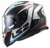 LS2 FF800 STORM RACER helma červená/modrá